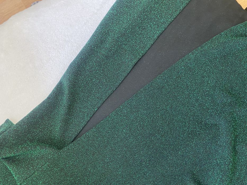 Нова официална зелена  рокля от Италия