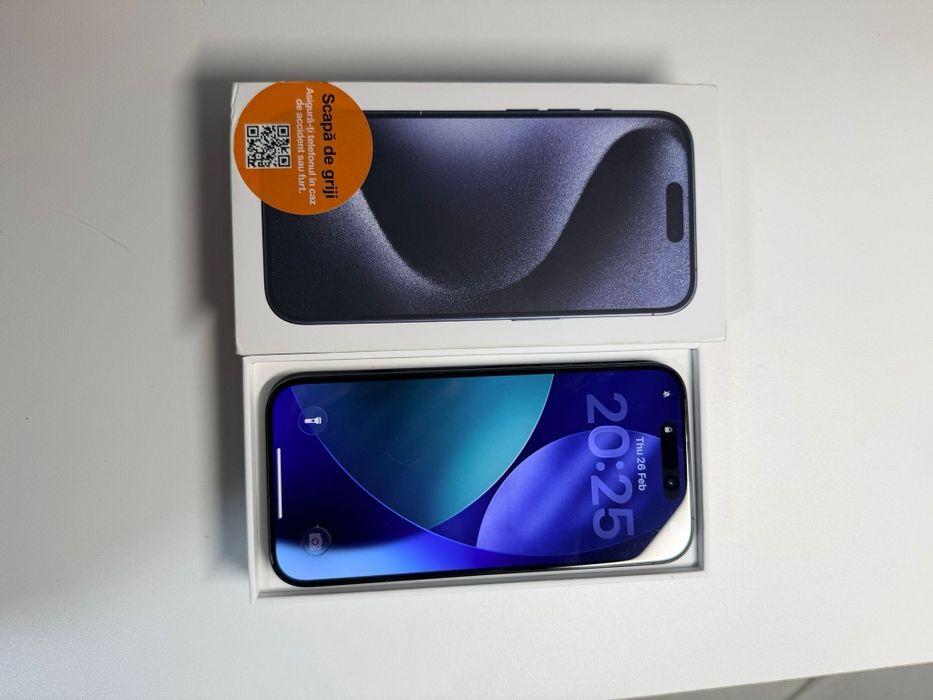 iPhone 15 Pro 256GB Blue Titanium