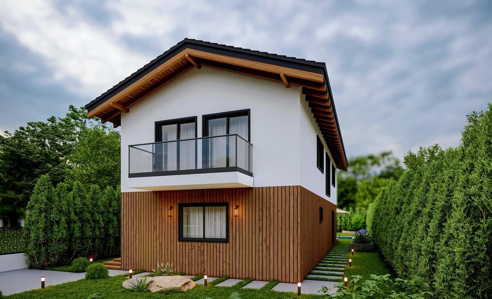 От собственик: Нова модерна къща "до ключ" в с. Пчелище – дом, проекти