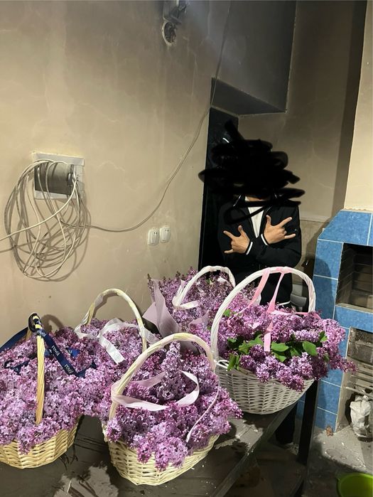 Сирень букет 10к любой