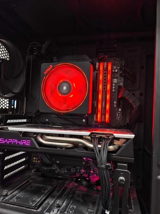 Компютър Ryzen 5 5500 / 32GB RAM / 512GB+512GB SSD / RX 580