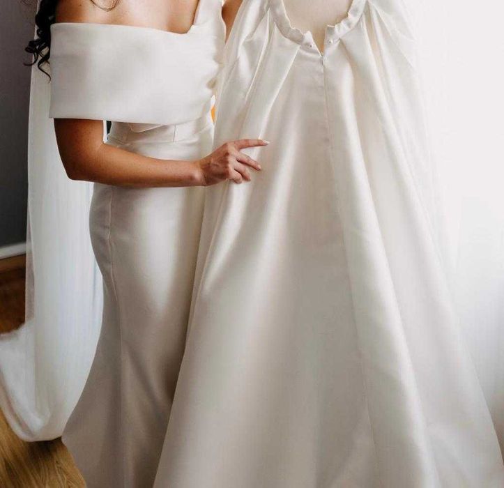 Rochie mireasa, 2 in 1, marimea S