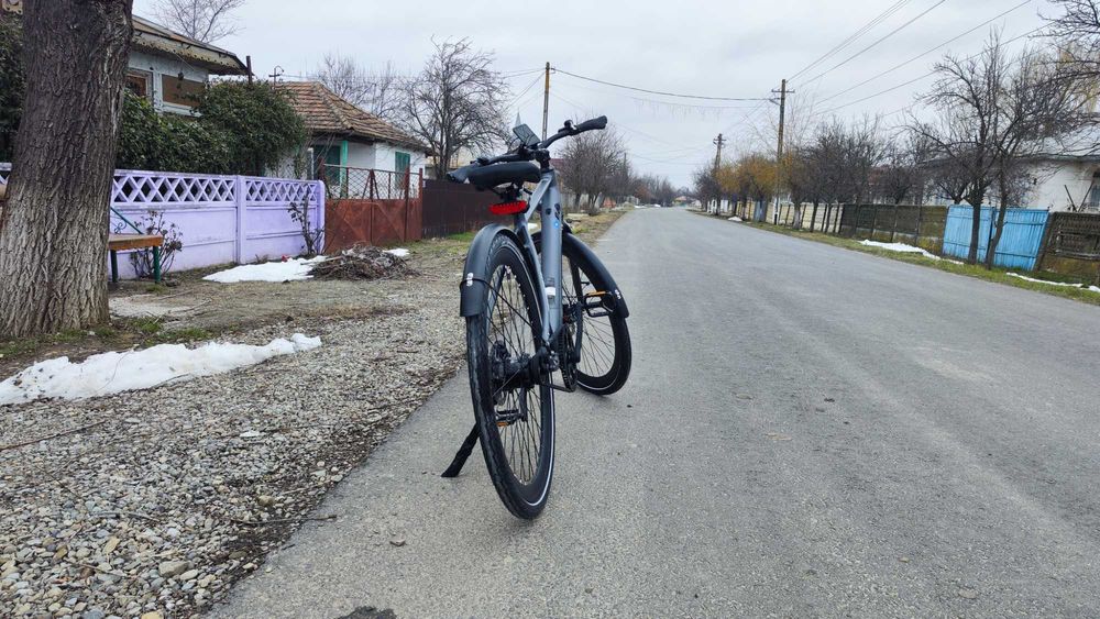 Bicicletă electrică cu transmisie prin curea BK19 Pro