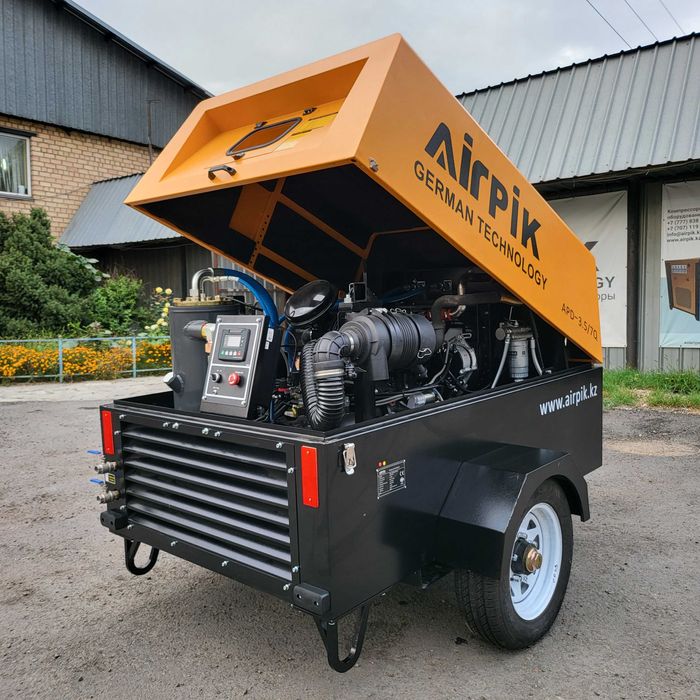 Дизельный передвижной компрессор