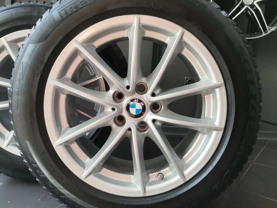 Зимен К-т 17" BMW Джанти 618 Гуми Pirelli Датчици БМВ G30 G31 G32 G11