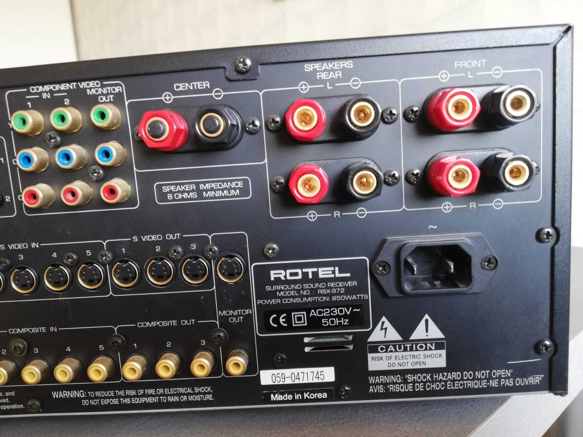 Rotel rsx 972 surround sound receiver 5 1 channel oradea olx ro