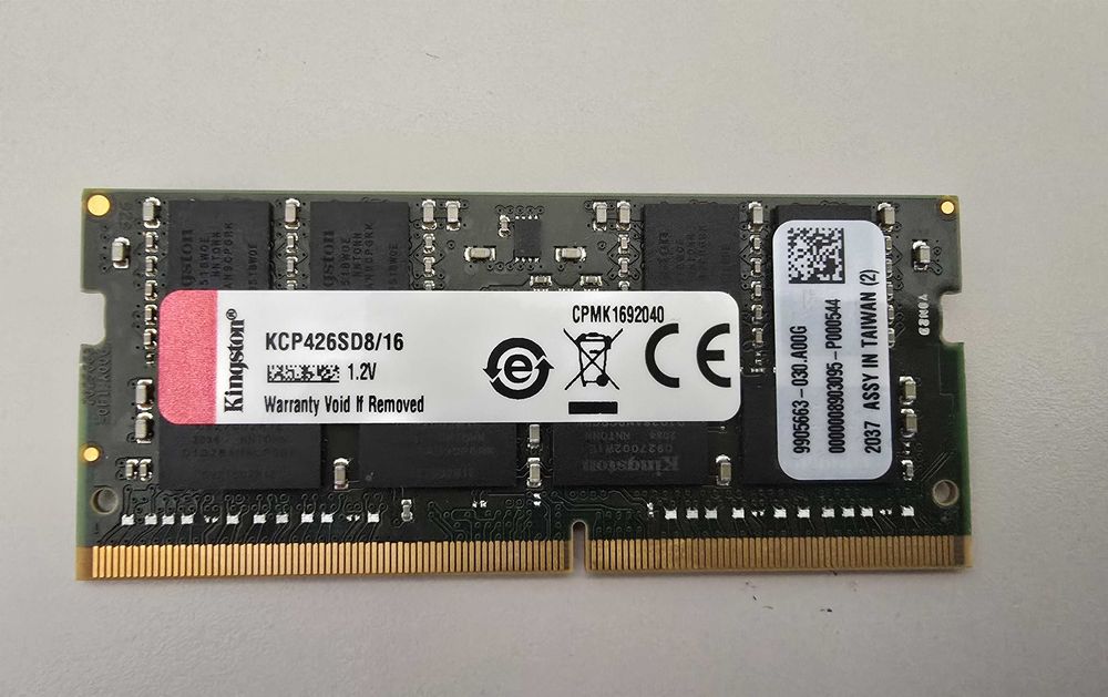 Memorie RAM Kingston 16GB DDR4 2666MHz SO-DIMM KCP426SD8/16 #1