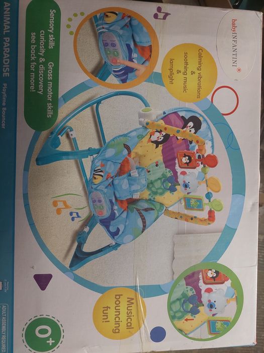 Scaun balansoar cu vibratii 3 in 1