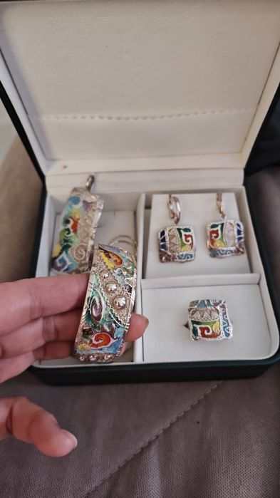 Серебро 925 набор этно стиль