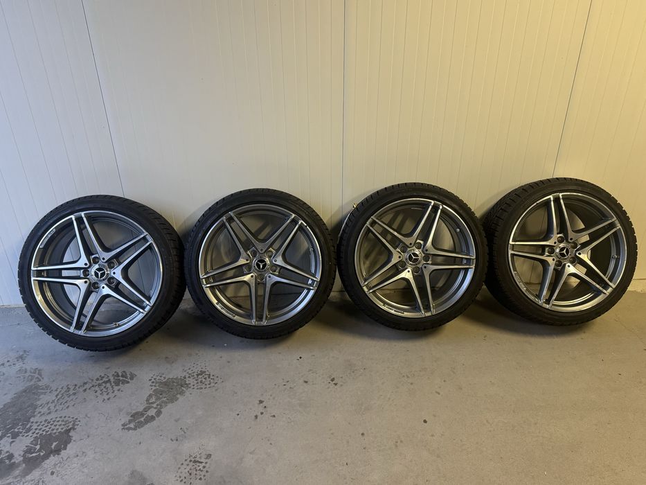 ОРИГИНАЛНИ 19’ нови джанти с гуми Mercedes AMG W205;W213, 5x112, 66.6