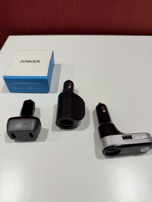 Incarcator Auto USB Anker Modulator FM Tellur