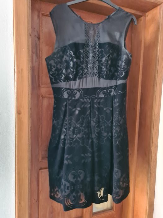 Rochie dantela catifelata Next