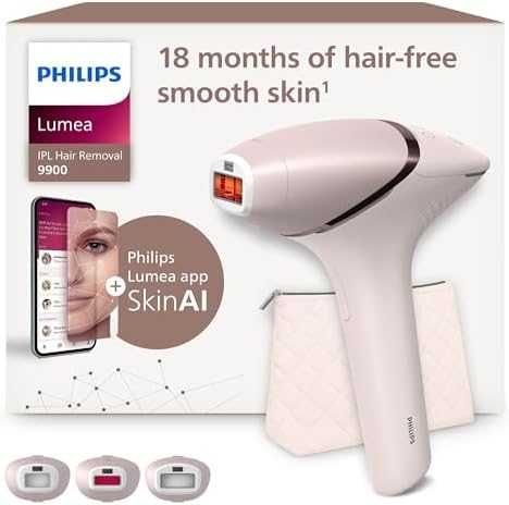 Нов Philips Lumea 9900 IPL уред премахва косми фотоепилатор BRI953/02