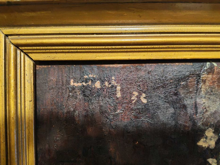 Tablou vechi interbelic