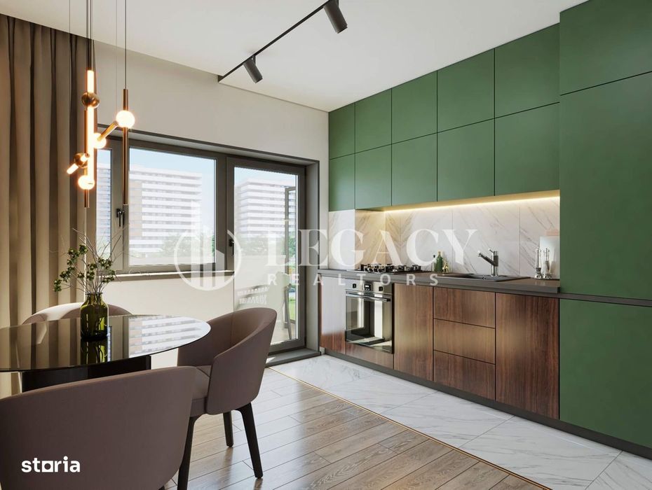 Apartament 2 camere, tip 1A, 1B, 8A, 8B - Copou Garden Residence