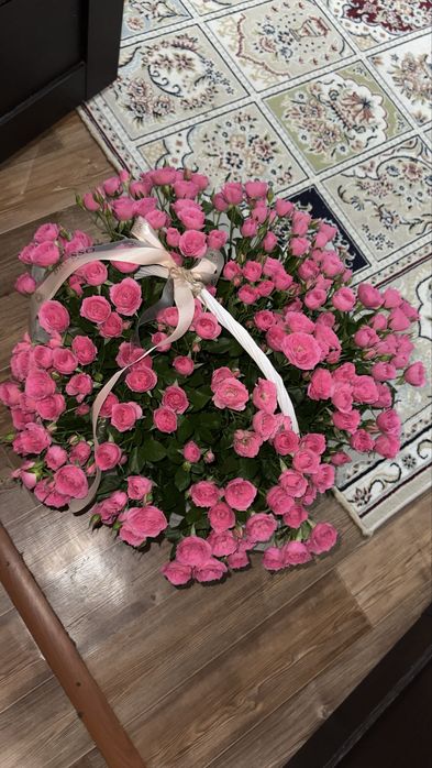 свежий корзина цветы