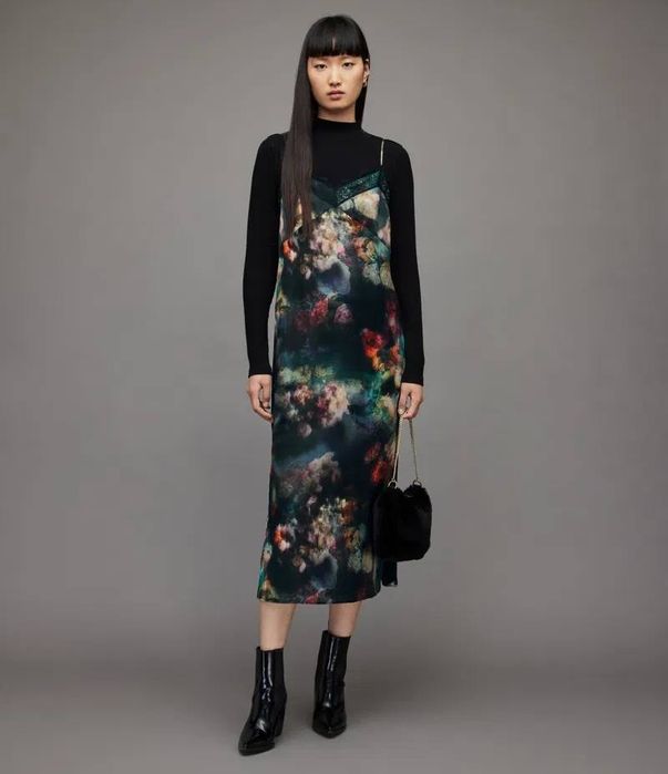 Платье ALLSAINTS L. XL оригинал скидка бренд брендовое. 48-50 черное