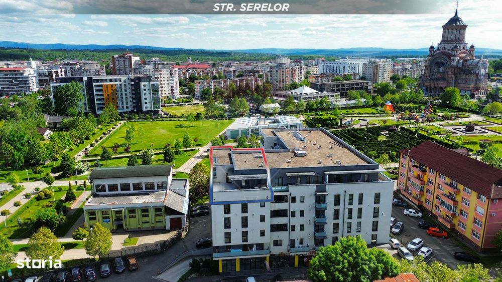 Penthouse exclusivist 186 M2C de vânzare în zona Centrală BAIA MARE