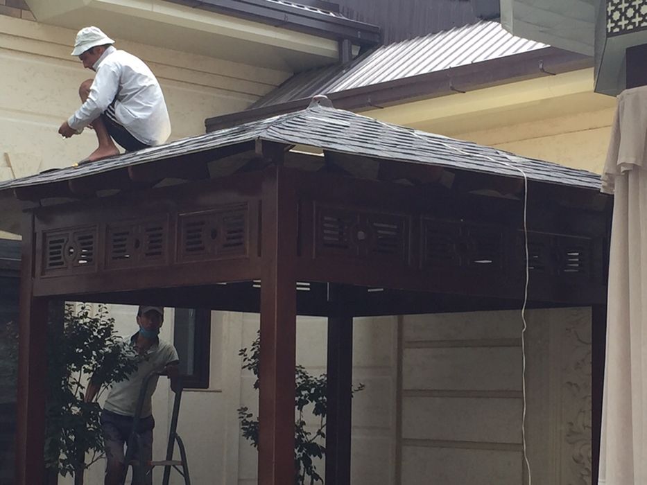 Гибкая черепица,ондулин (монтаж кровли