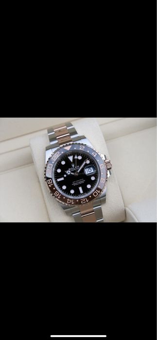 Часовник Rolex GMT-Master II Root Beer 18K Rose Gold & Steel
