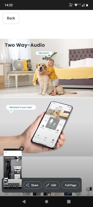 Wifi камера, нова