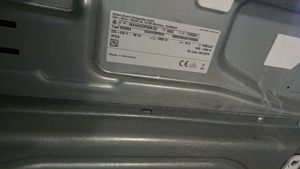 Пералня Bosch series 8, 9kg, wi-fi, auto dos