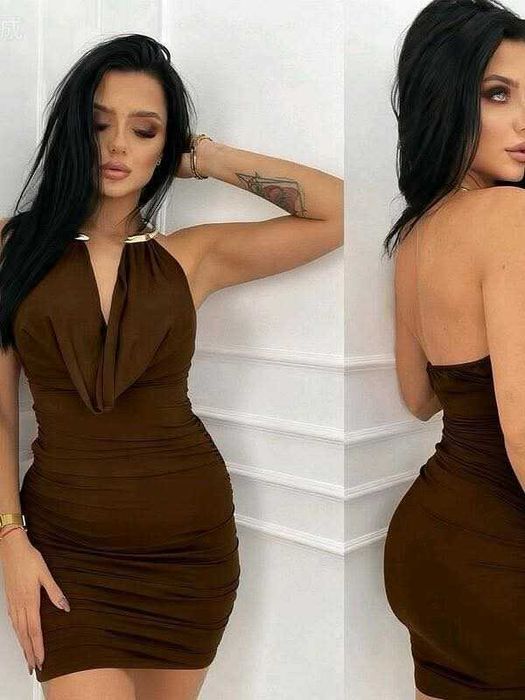 Дамска рокля в 3 цвята