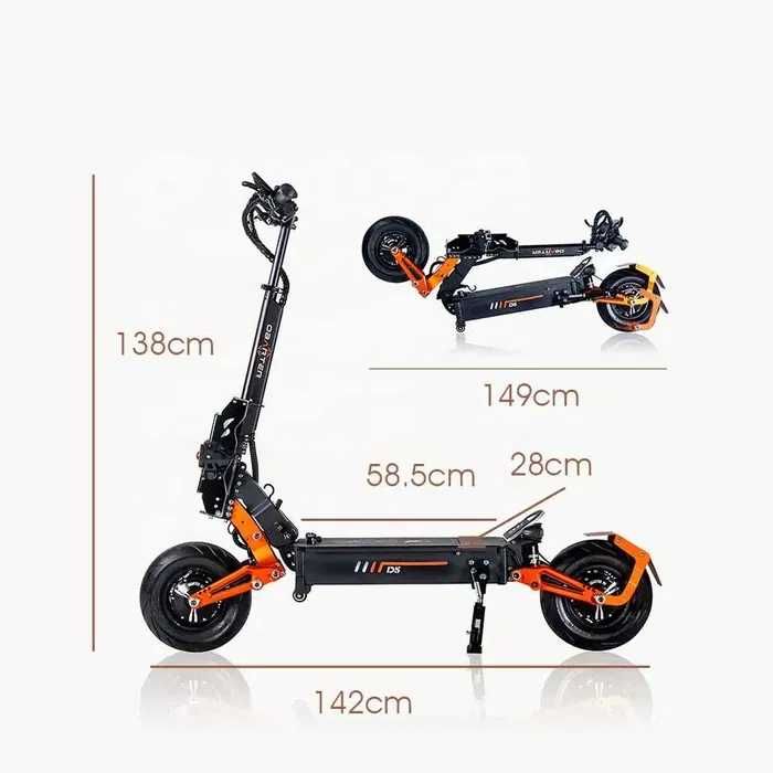 Eлектрически скутер/тротинетка Quickwheel D5 5000W,48V/35Аh,12 inch