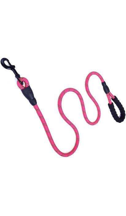 Lesă rezistentă din frânghie pentru câini de talie medie și mare