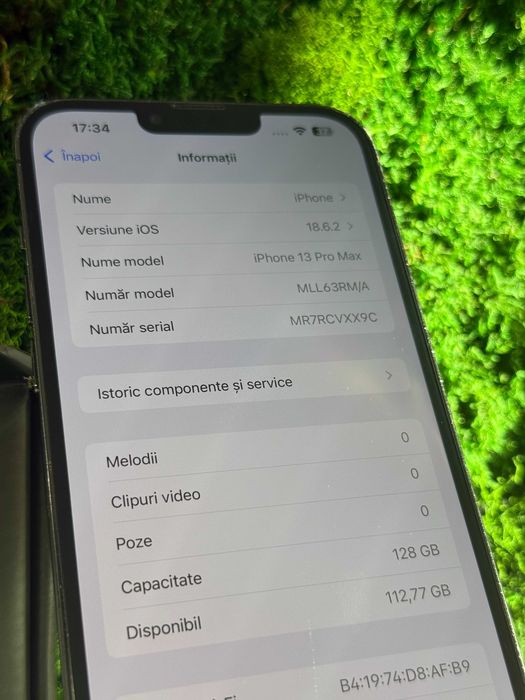 iPhone 13 Pro Max Graphite Gri 128GB 100% Baterie #5024