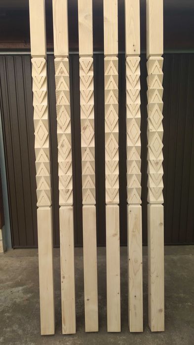 .Stalp sculptat pt. terase, pergole, filigorie, foisor .