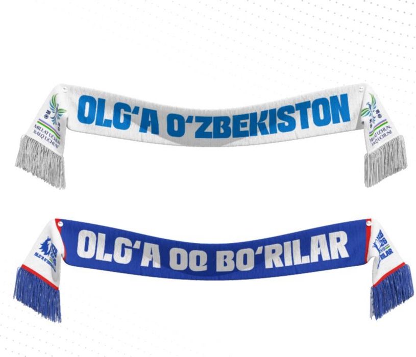 Oq Bo'rilar futbolka sharf kepka panama Футболки Шарфы Кепки флаг