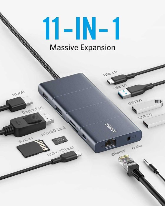 Anker PowerExpand 11-in-1 USB-C PD Ethernet Hub