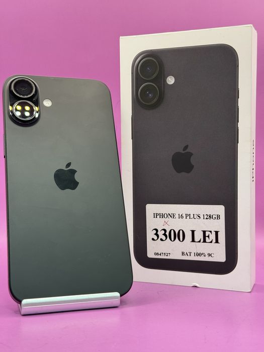 Iphone 16 plus 128gb•amanet matei crangasi•0847