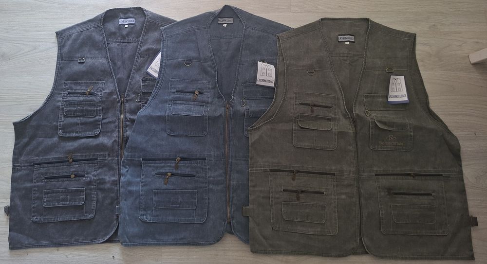 3 Veste  Eastern Cottage: albastru, verde kaki , gri