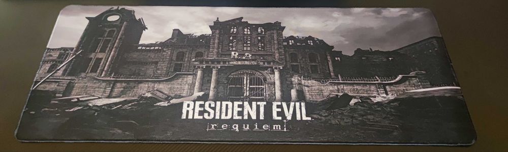 Resident Evil Requiem Mousepad R.P.D Racoon City Police Department Destroyed