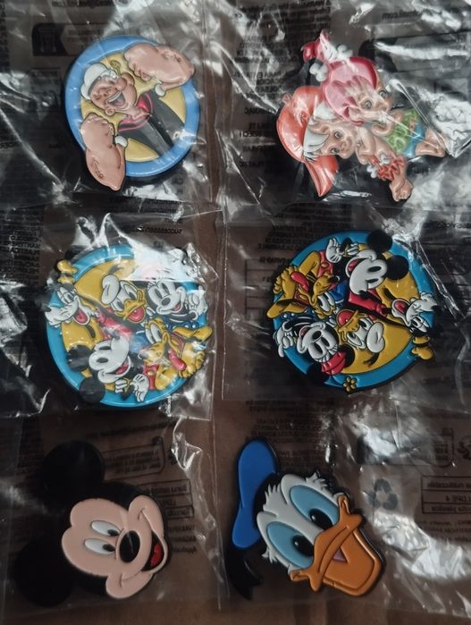 Значки Дисней, металл/эмаль