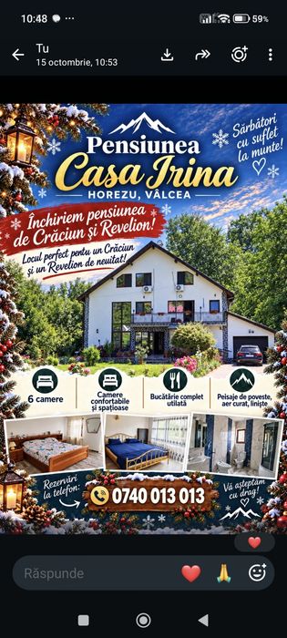 Rezervare Crăciun Revelion