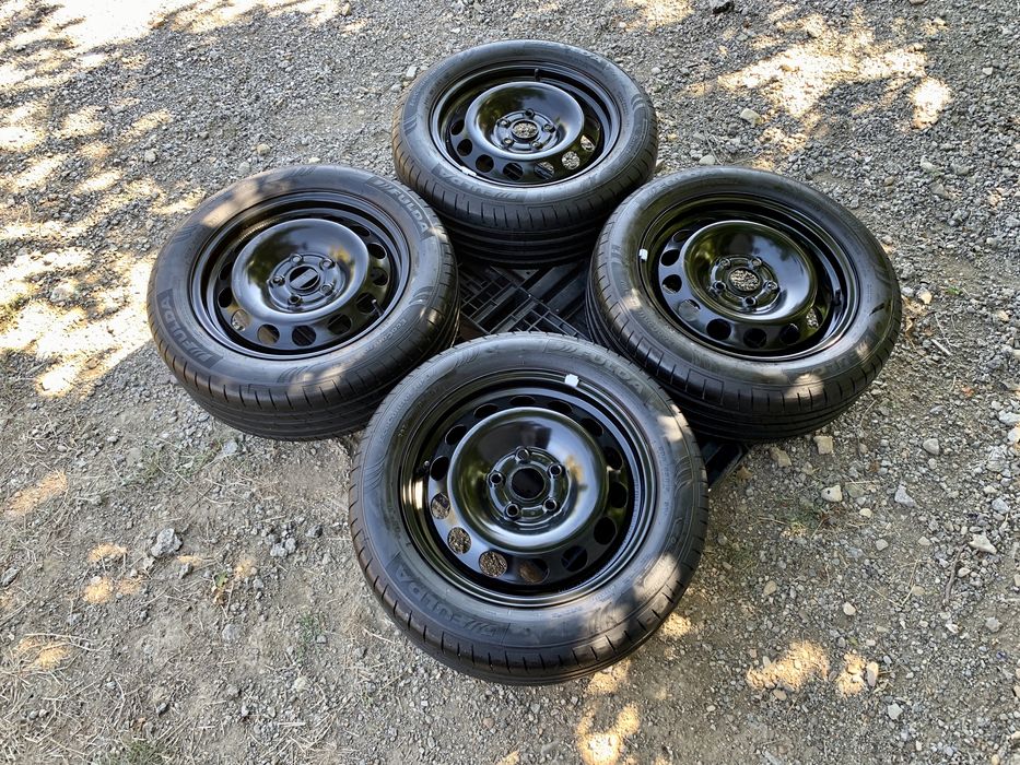 Джанти 16" ET50+НОВИ ГУМИ DOT1624 FULDA 205/55/16-Vw,Audi,Seat,Skoda