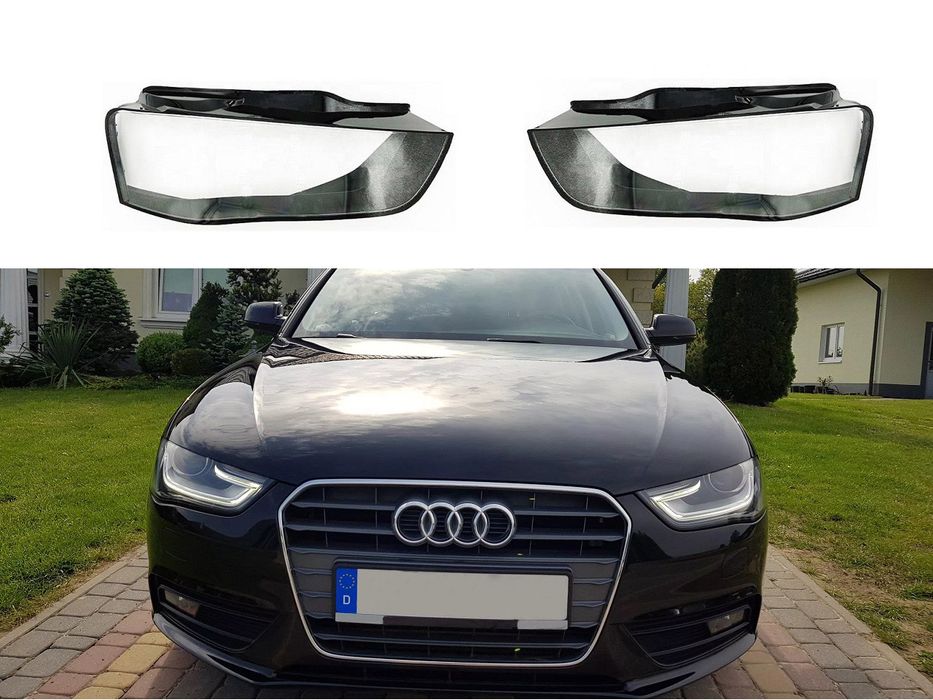Стъкла за фарове на Audi A4 B8 Facelift