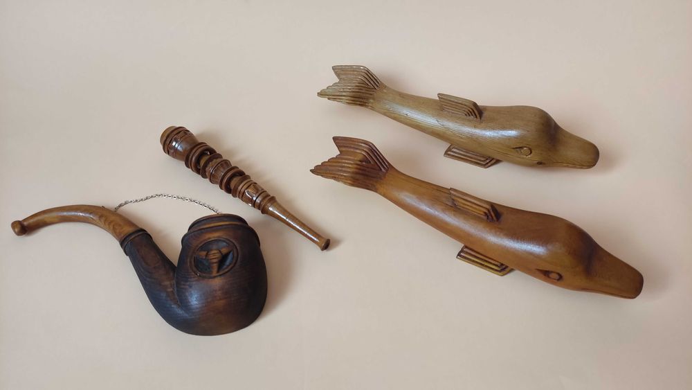 Ръчно изработени от дърво предмети за декорация