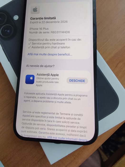 Iphone 16 Plus  black  8/128Gb
