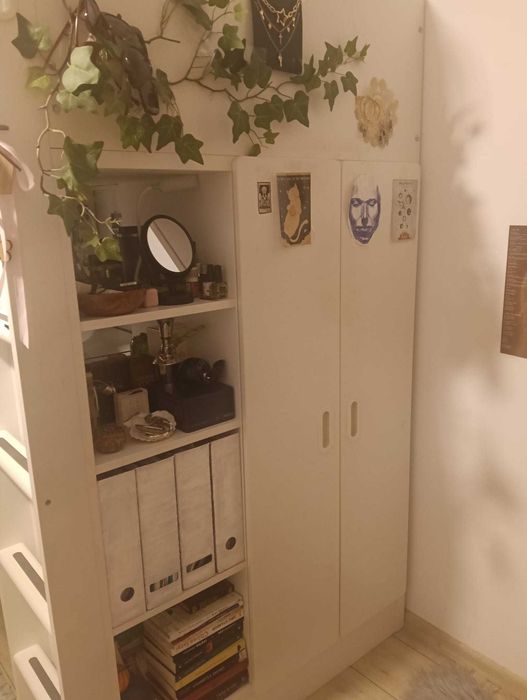 Set compact cameră copii-pat cu scară, dulap,rafturi,birou
