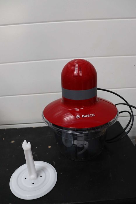 Блендер, чопър, Bosch MMR08R2 резачка за храна, 400 W, червена/сива