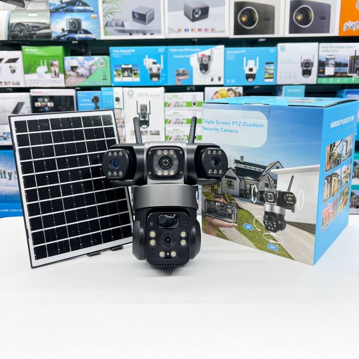 Уличная Двухкамерная видеокамера  4g