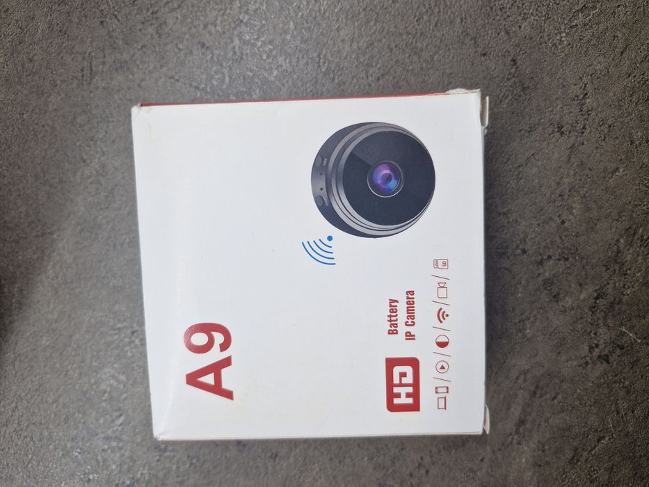 Wi-fi Мини Безжична Камера А9 Smartis, Full HD, Автономна батерия, Нощ