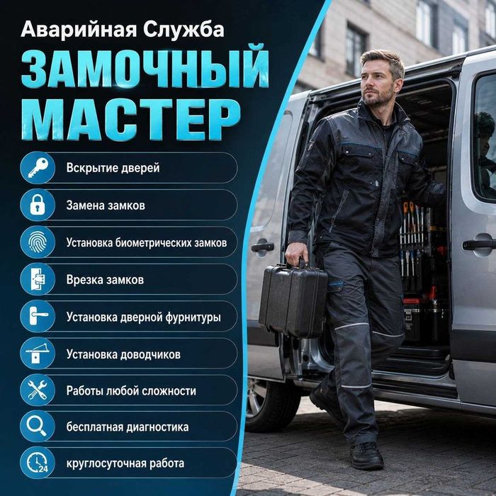 Открыть дверь.вскрытие замка.замена замков.врезка.ремонт доводчика