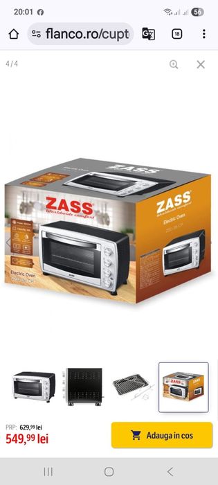 Cuptor electric zass