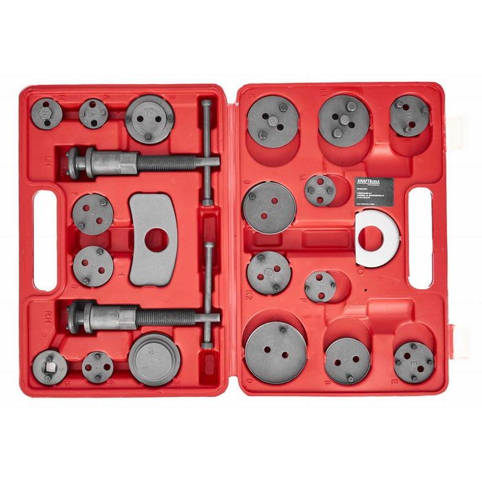 Kit de presare pentru pistoane de frana, 22 piese, Kraft