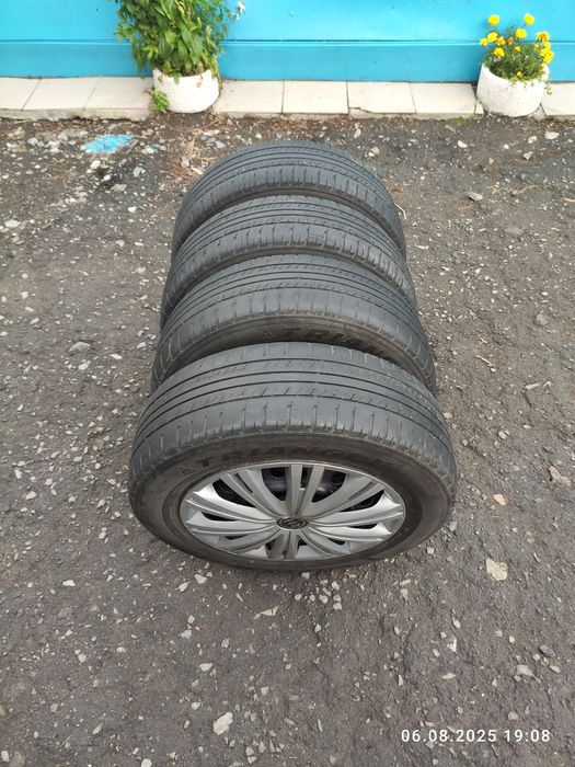 Шины с дисками и колпаками